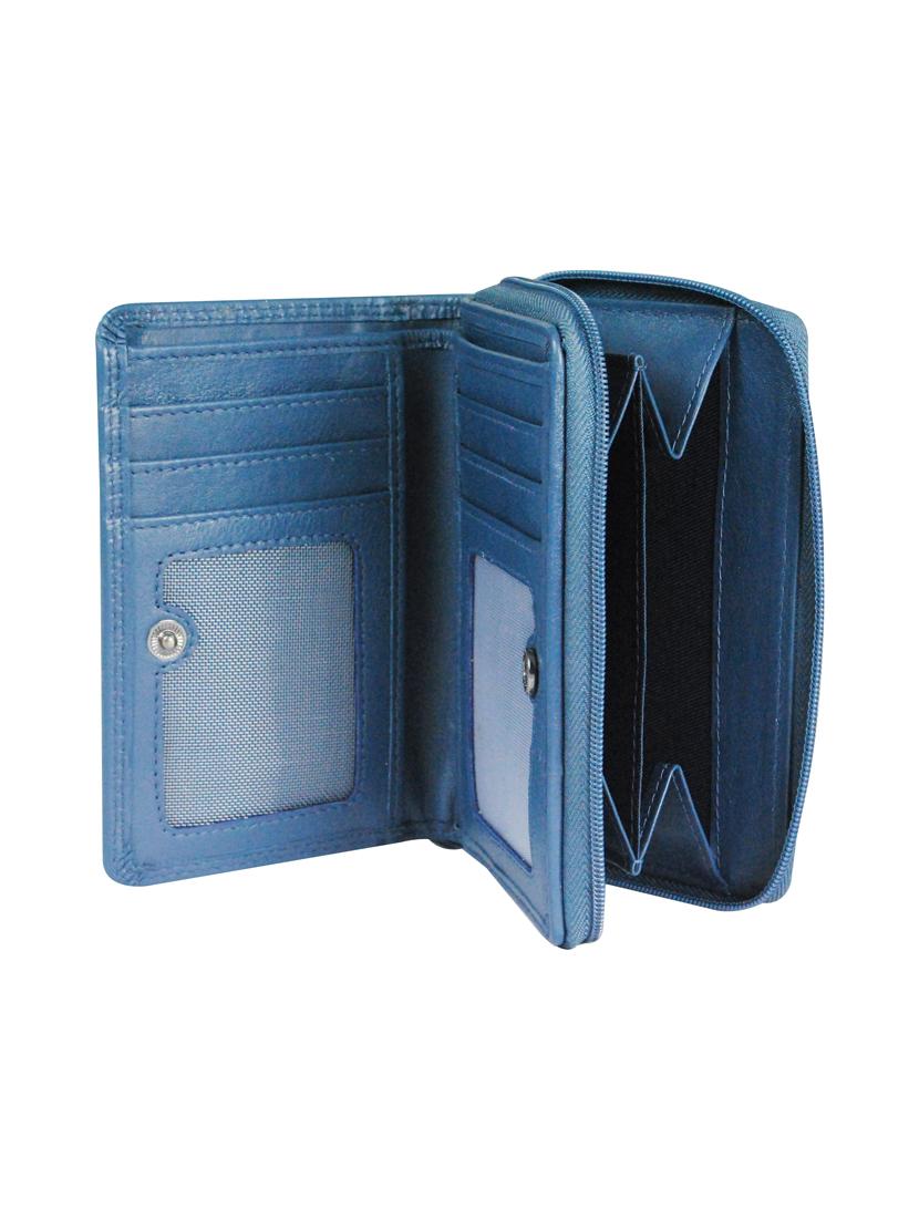 blue leather wallet - 16506093 - Zoom Image - 3