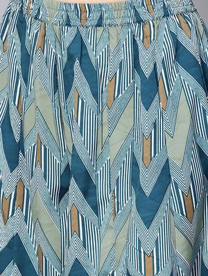 chevron printed kurta palazzo set - 16507230 - Standard Image - 6
