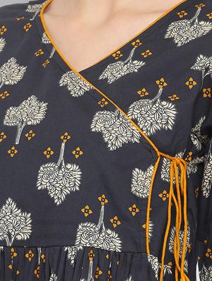 bell sleeved gathered top - 16507277 - Standard Image - 5