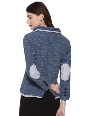 contrast tapping pocket patch blazer - 16507454 - Standard Image - 3