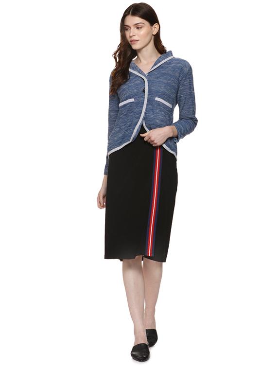 contrast tapping pocket patch blazer - 16507454 - Zoom Image - 4