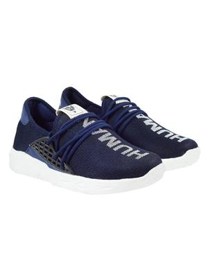 blue mesh lace up sport shoes - 16508614 - Standard Image - 3