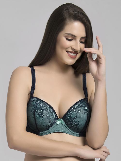bow patch detachable strap bra - 16508721 - Standard Image - 1