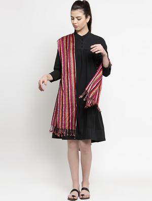 red rayon stole - 16508859 - Standard Image - 2
