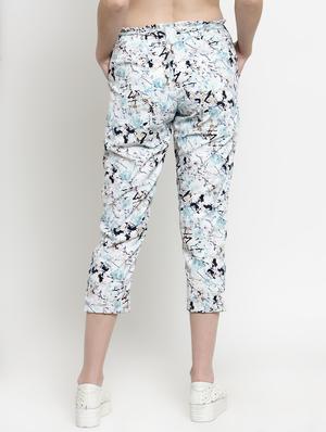 tie up waist abstract capri - 16508880 - Standard Image - 3
