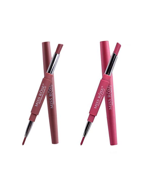 miss rose combo of 2 lip liner plus lipsticks shade 1 & 3 - 16508998 - Zoom Image - 1