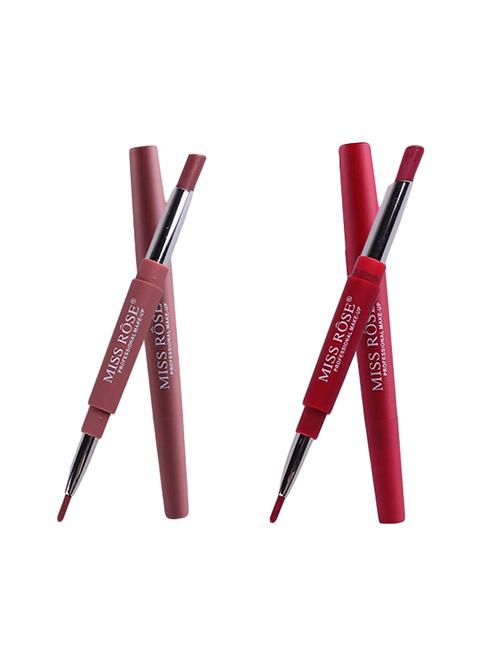 miss rose combo of 2 lip liner plus lipsticks shade 1 & 4 - 16508999 - Standard Image - 1