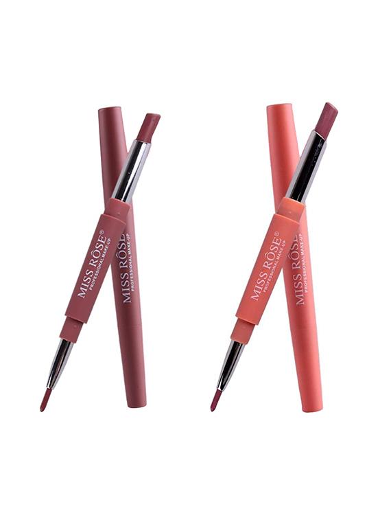 miss rose combo of 2 lip liner plus lipsticks shade 1 & 7 - 16509002 - Zoom Image - 1