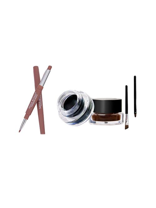 miss rose lip liner plus lipsticks #33 & 2in1 gel eye liner - 16509032 - Standard Image - 1