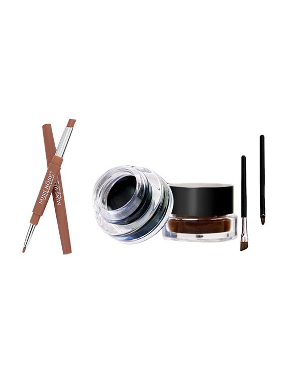 miss rose lip liner plus lipsticks #43 & 2in1 gel eye liner - 16509036 - Zoom Image - 1