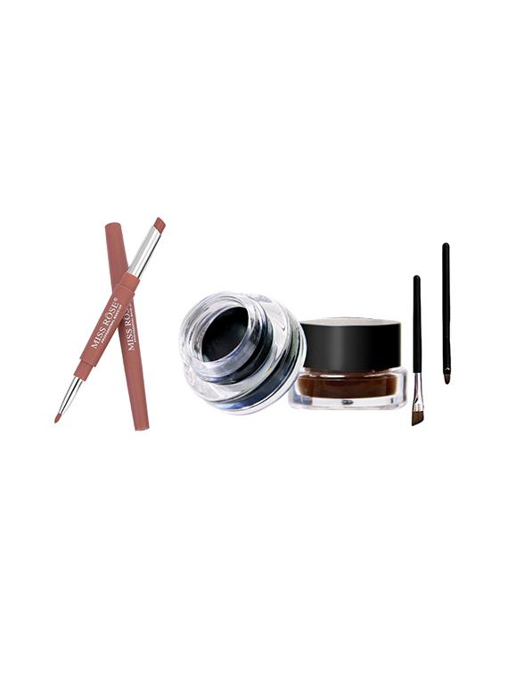 miss rose lip liner plus lipsticks #47 & 2in1 gel eye liner - 16509038 - Zoom Image - 1