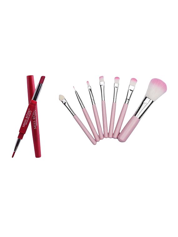 miss rose lip liner plus lipsticks #04 & hello kitty brush set - 16509041 - Zoom Image - 1