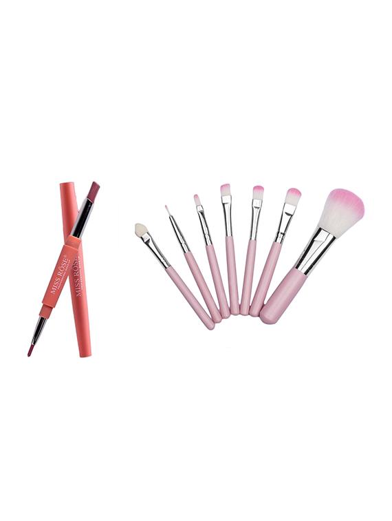 miss rose lip liner plus lipsticks #07 & hello kitty brush set - 16509044 - Zoom Image - 1