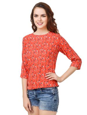 round neck quirky top - 16509077 - Standard Image - 2