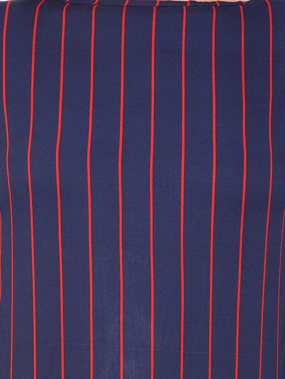 round neck striped top - 16509092 - Zoom Image - 5