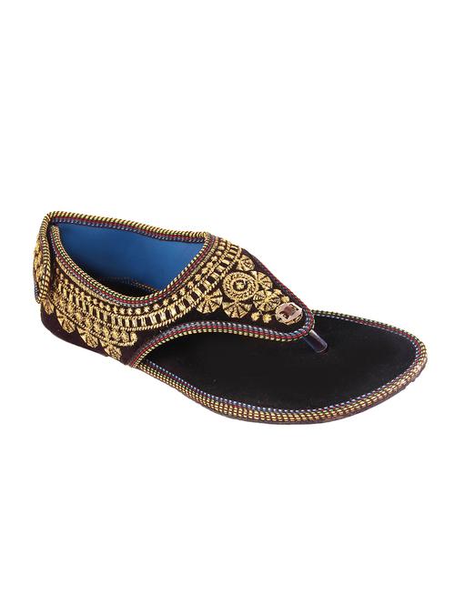 black slip on sandals - 16509212 - Very Small Image - 1