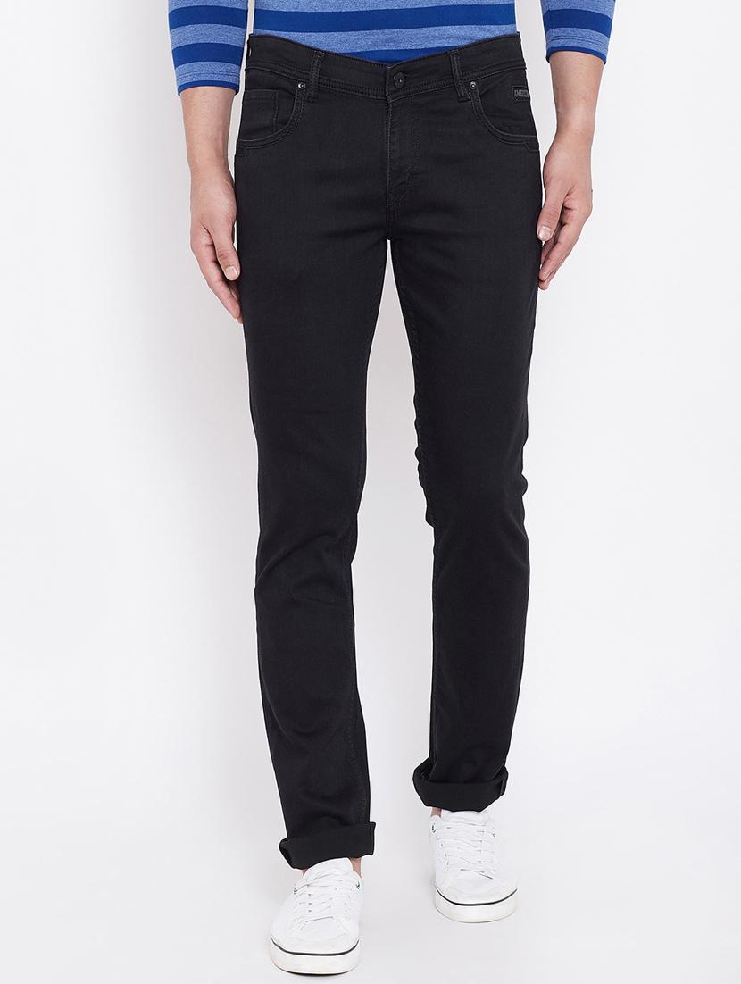 black solid plain jeans - 16509317 - Zoom Image - 1