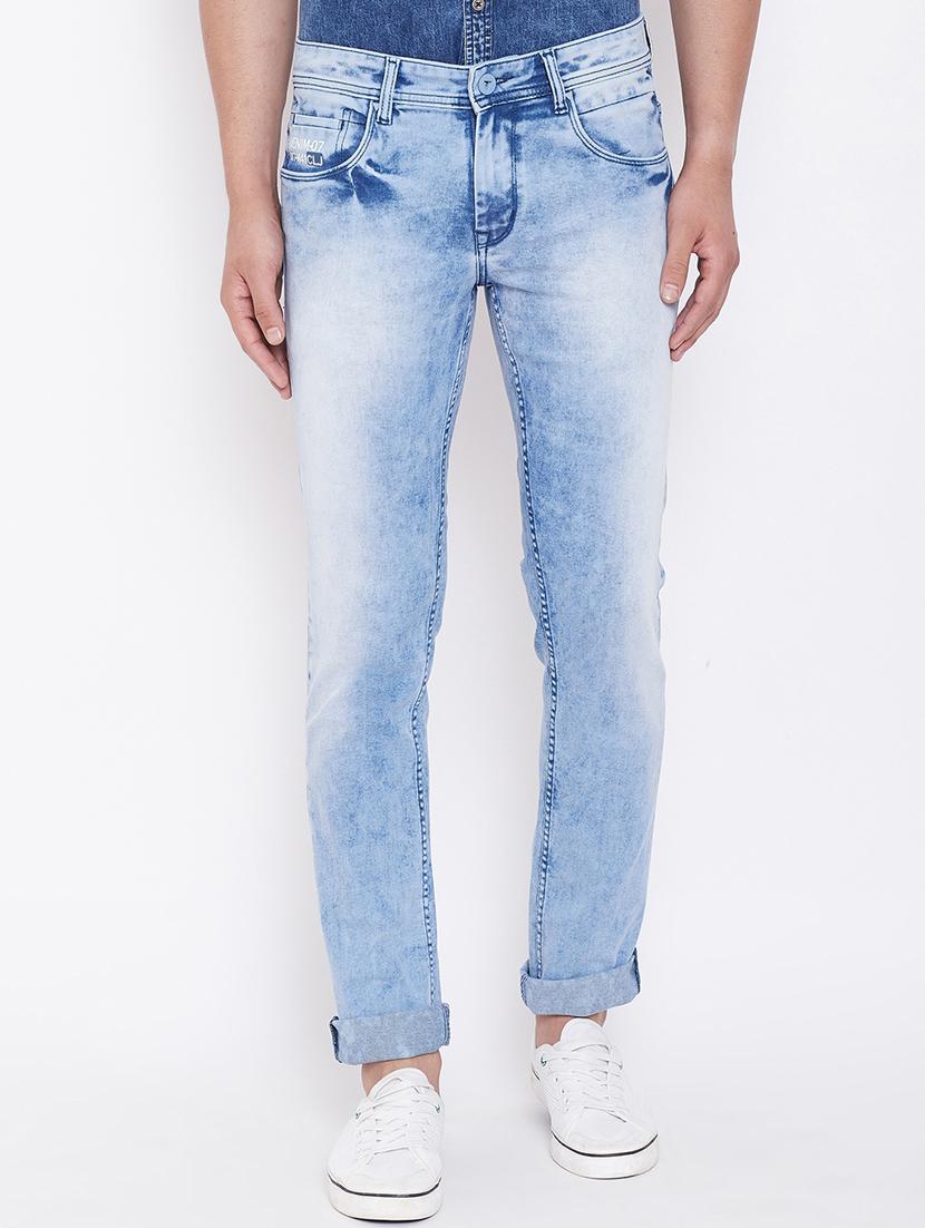 blue stone washed jeans - 16509338 - Zoom Image - 1
