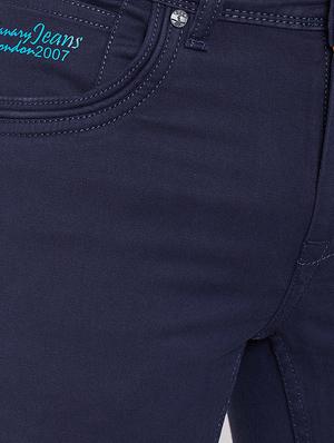 navy blue solid plain jeans - 16509348 - Standard Image - 5