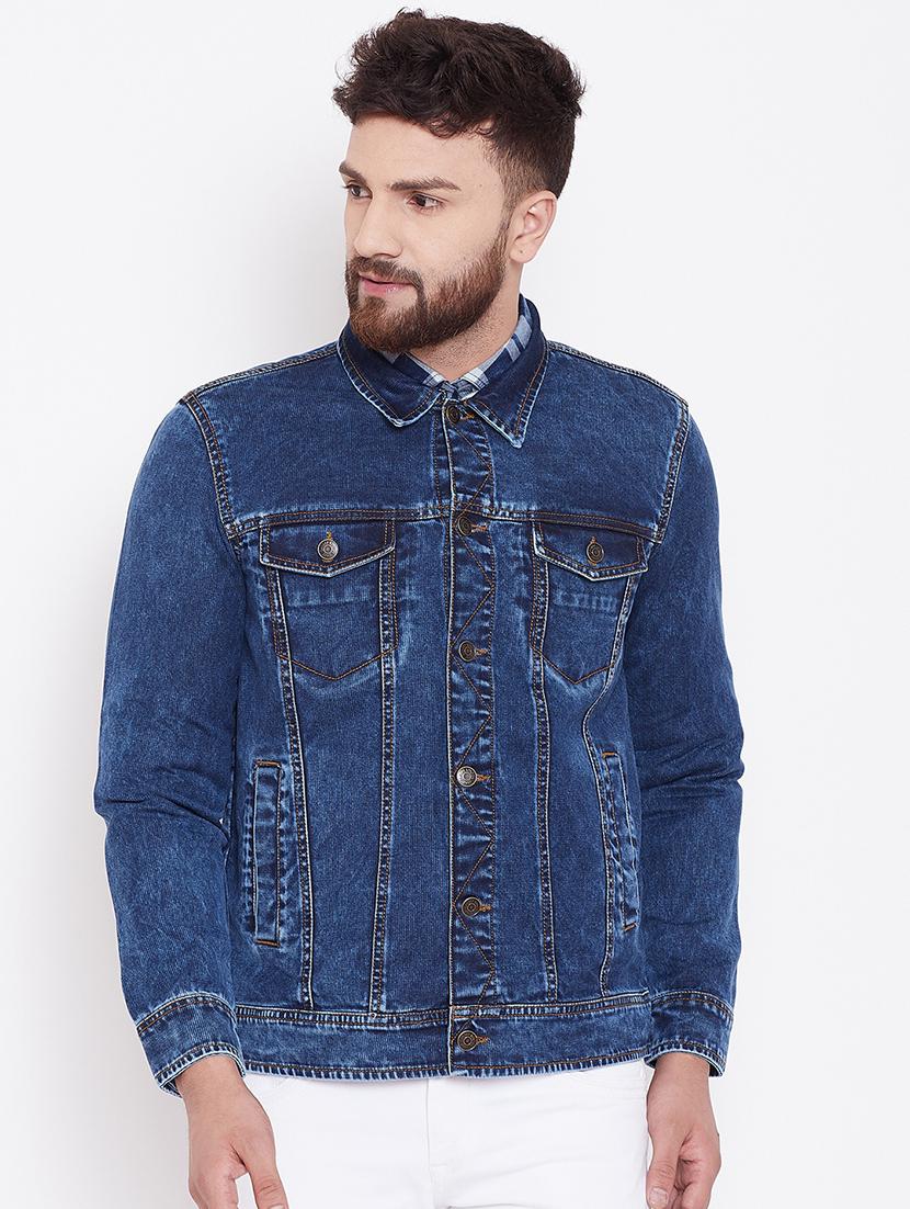blue faded denim jacket - 16509457 - Zoom Image - 1