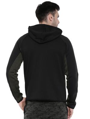 olive green colorblock raglan sweatshirt - 16509562 - Standard Image - 3