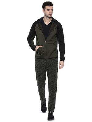 olive green colorblock raglan sweatshirt - 16509562 - Standard Image - 4