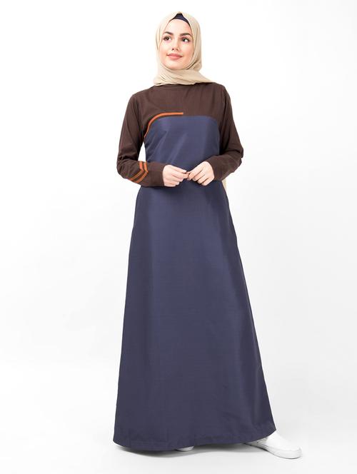 solid a-line cloaks & abaya - 16510672 - Standard Image - 1