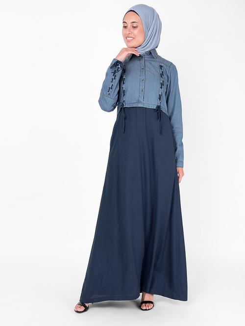 solid flare cloaks & abaya - 16510693 - Standard Image - 1