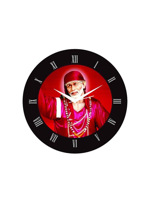 Designer Sai Baba Printed Wall clock - 16510886 - Standard Image - 1