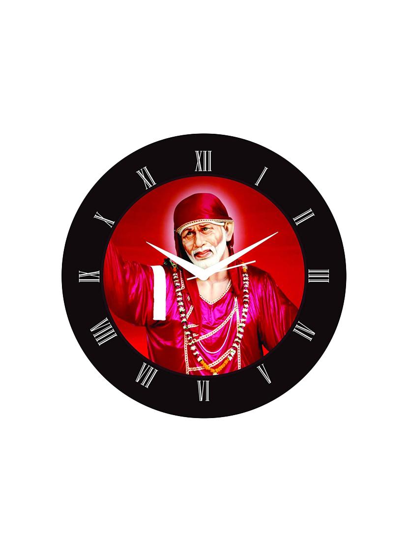 Designer Sai Baba Printed Wall clock - 16510886 - Zoom Image - 1
