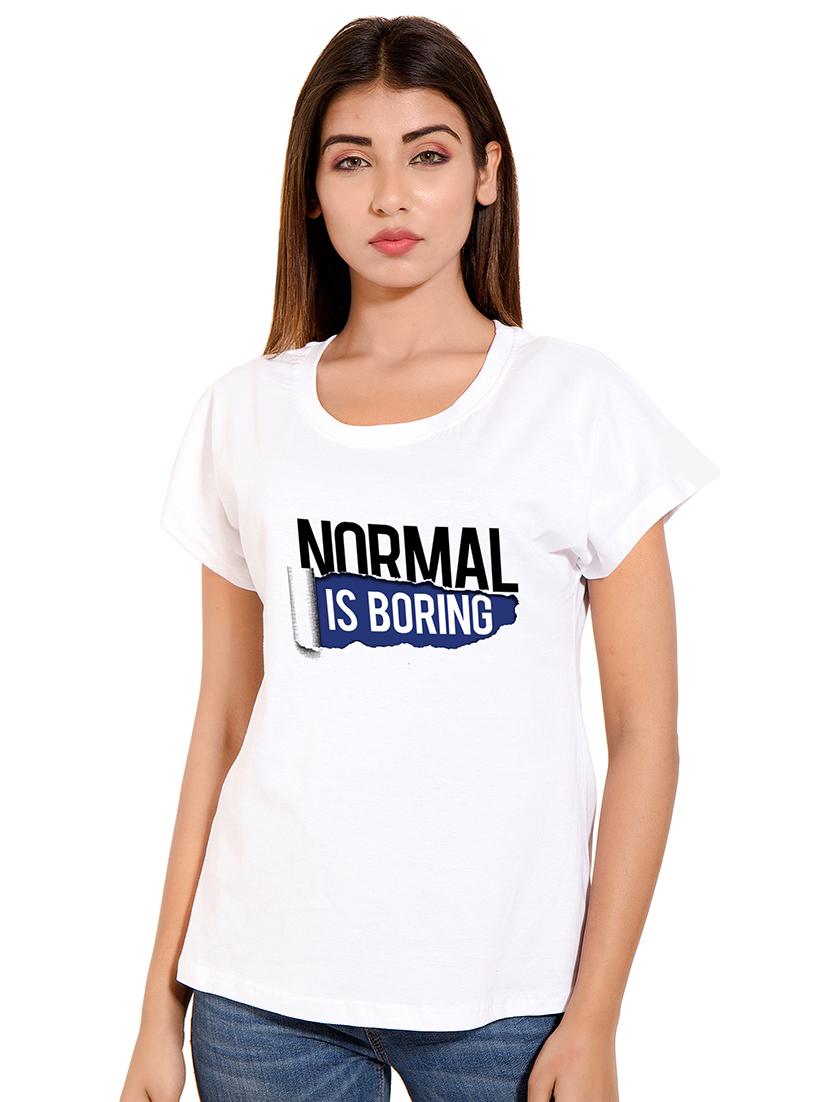 drop shoulder quirky print tee - 16510969 - Zoom Image - 1