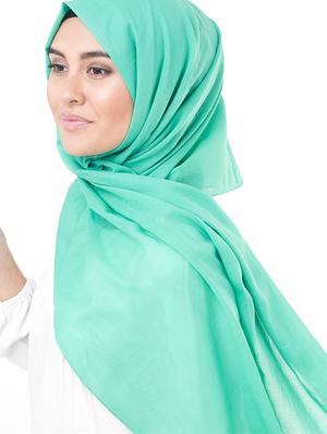 green cotton stole - 16511130 - Standard Image - 2