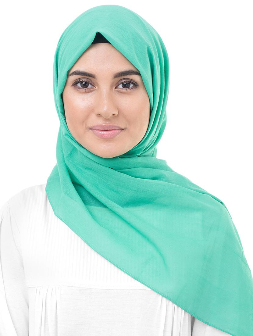 green cotton stole - 16511130 - Zoom Image - 1