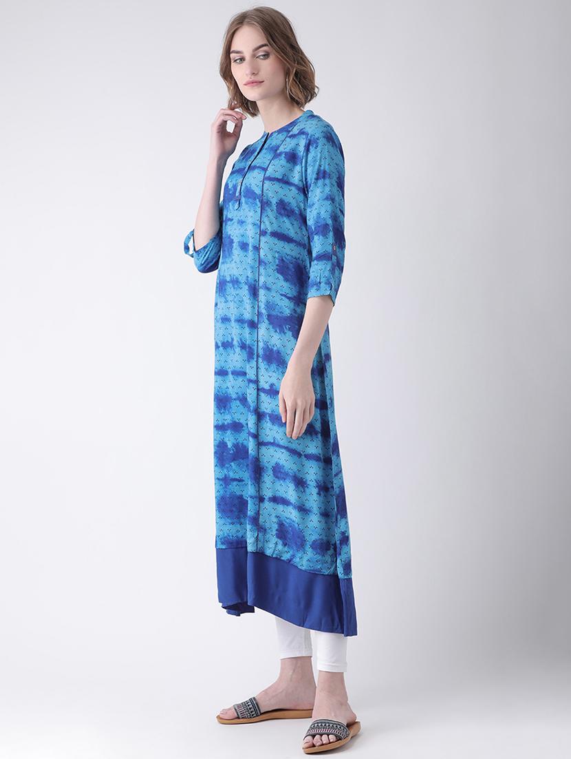 printed a-line kurta - 16511443 - Zoom Image - 2