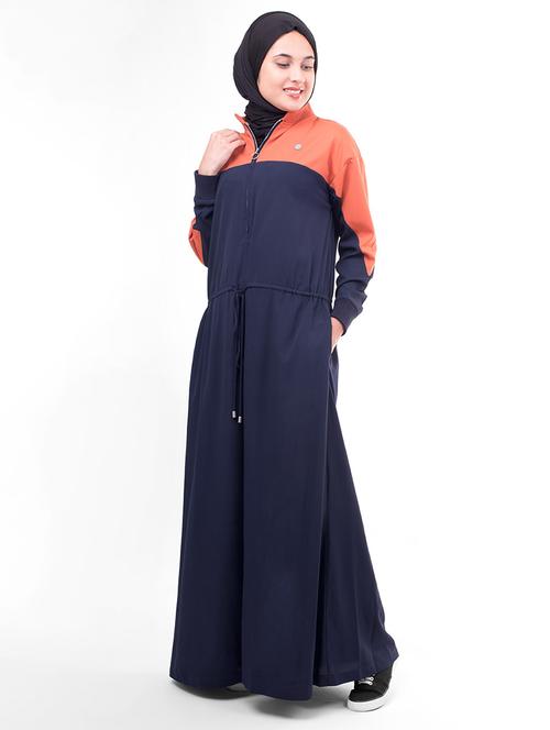 solid a-line cloaks & abaya - 16511535 - Standard Image - 1