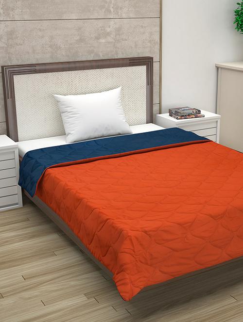 micro polyester solids print single bed comforter - 16512484 - Standard Image - 1