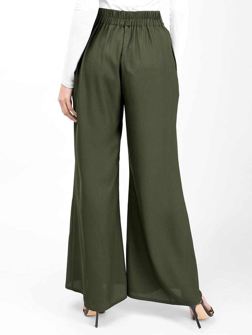 high rise pleated palazzo - 16512864 - Zoom Image - 3
