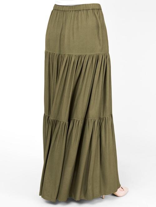 solid flared skirt - 16512872 - Standard Image - 1