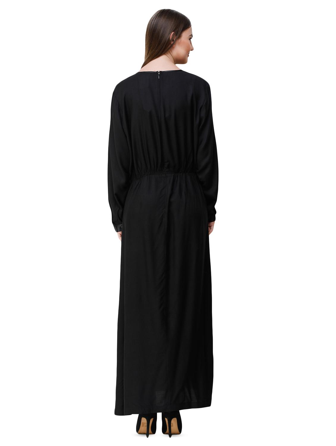 drawstring round neck maxi dress - 16512928 - Zoom Image - 4