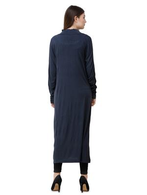 button detail turtle neck hijab dress - 16512941 - Standard Image - 4