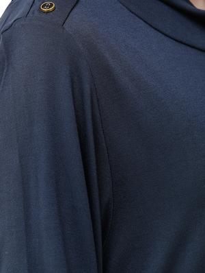 button detail turtle neck hijab dress - 16512941 - Standard Image - 5