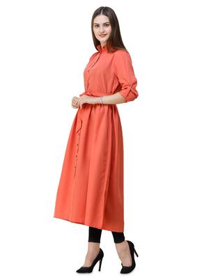 tie knot button up hijab dress - 16512956 - Standard Image - 3