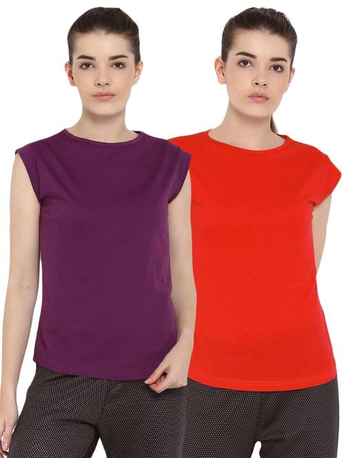set of 2 cap sleeved solid tee - 16513003 - Very Small Image - 1