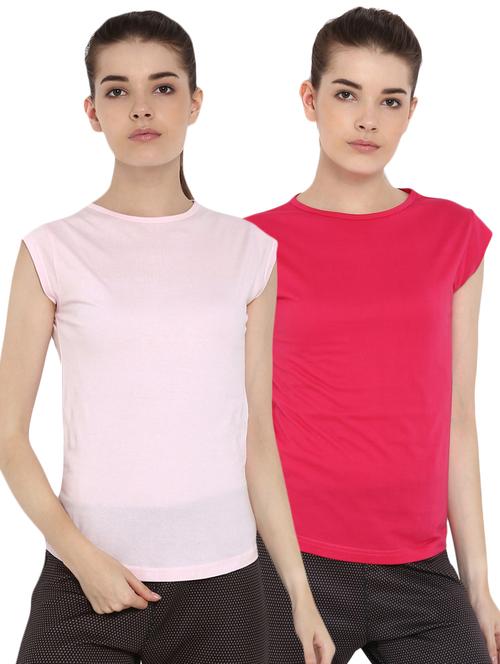 set of 2 cap sleeved solid tee - 16513013 - Standard Image - 1
