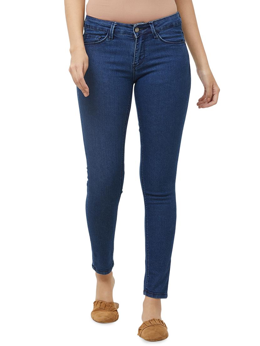 mid rise solid jeans - 16513187 - Zoom Image - 1