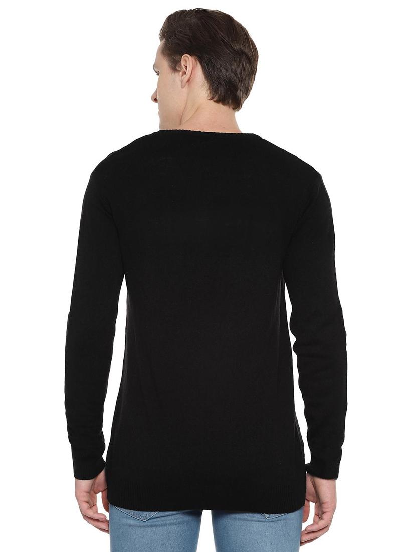 black solid pullover - 16513298 - Zoom Image - 2