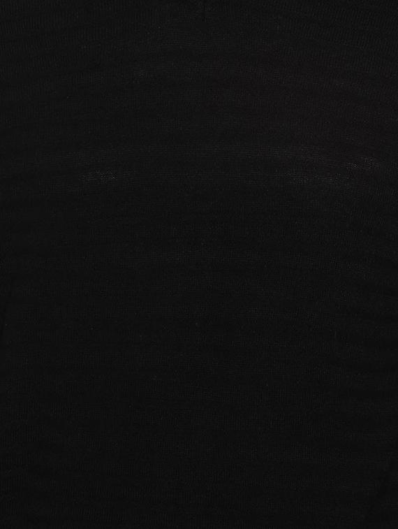 black solid pullover - 16513298 - Zoom Image - 4