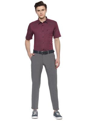 grey solid chinos - 16513362 - Standard Image - 3