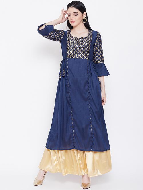 block print a-line suit set - 16514881 - Standard Image - 1