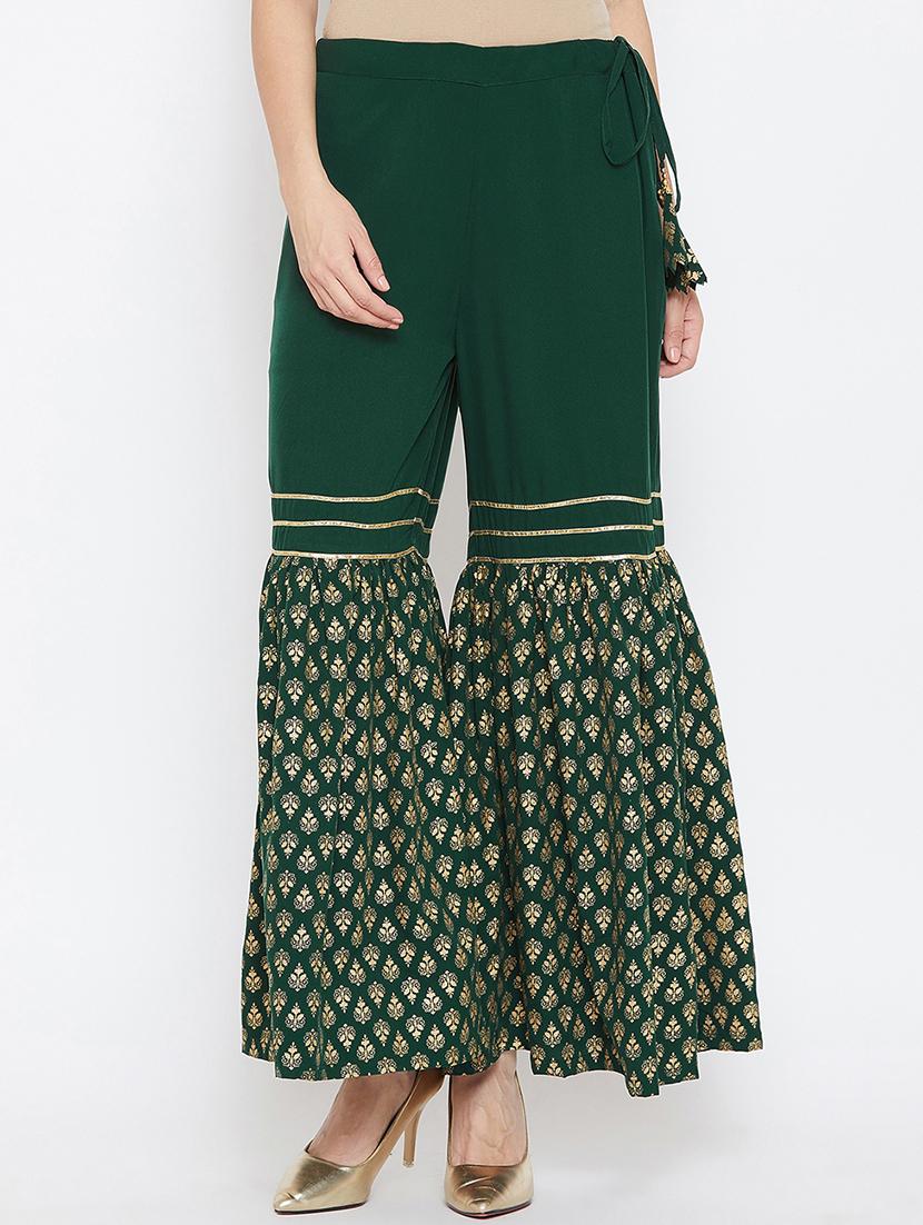 ethnic motif printed sharara - 16514886 - Zoom Image - 1